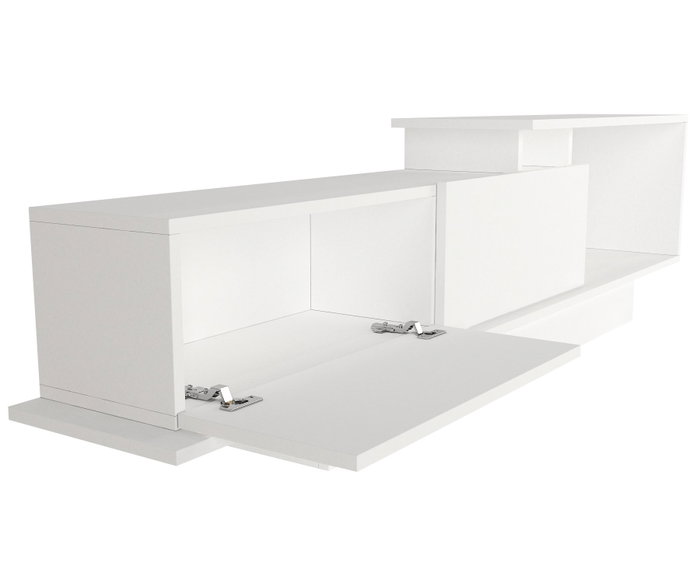 Hanah Home Mueble de TV Asos Blanco
